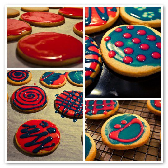 Neon 80's cookies
