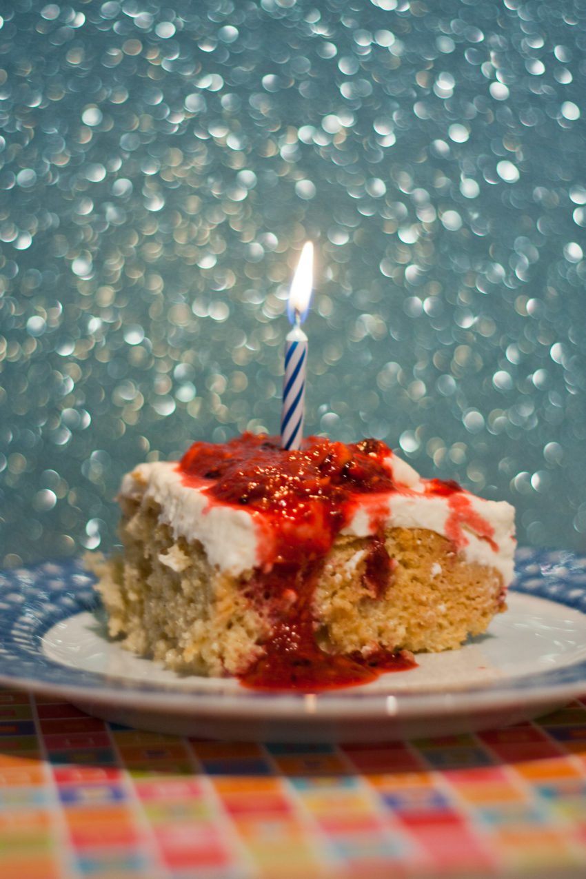 Tres Leches Birthday Cake