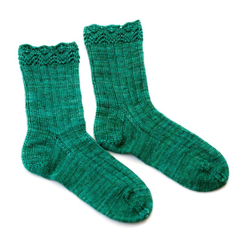 Aflight Lace Cuff Socks