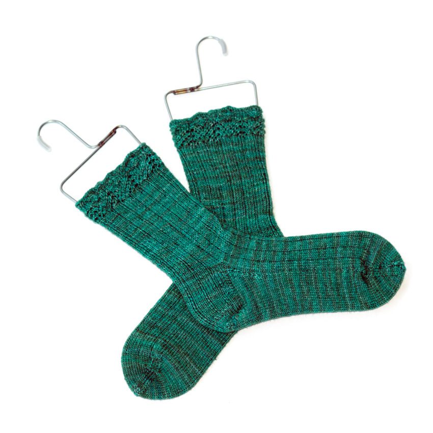 Aflight Lace Cuff Socks