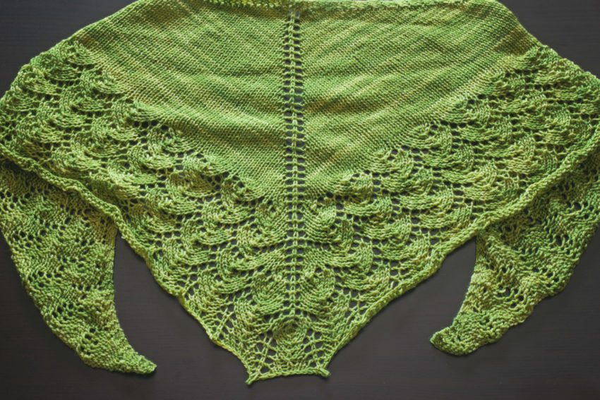 Lettuce Ishbel shawl | katili*made | https://www.katilimade.com