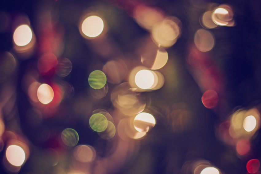 Christmas Tree Bokeh | katili*made | https://www.katilimade.com