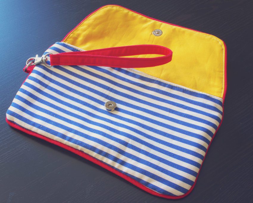 Nautical Envelope Clutch | katili*made | https://www.katilimade.com