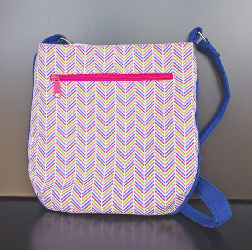 Blue and Pink Trail Tote