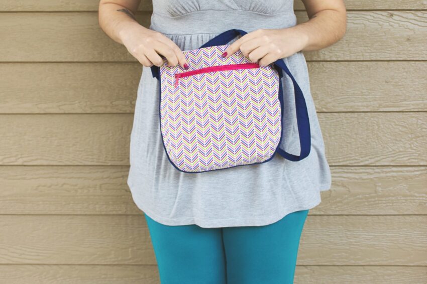 Blue and Pink Trail Tote | katili*made | https://www.katilimade.com