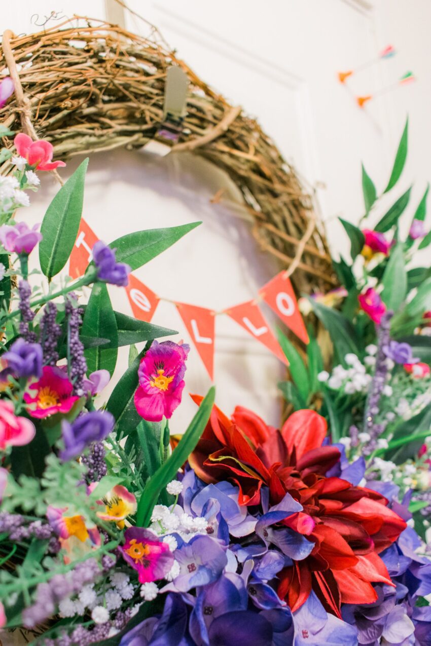 Hello Spring Wreath | katili*made | https://www.katilimade.com