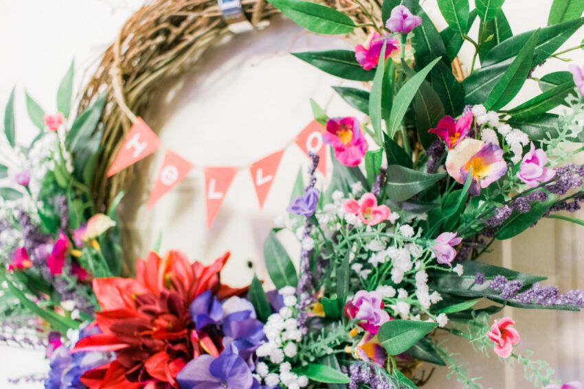 Hello Spring Wreath | katili*made | https://www.katilimade.com