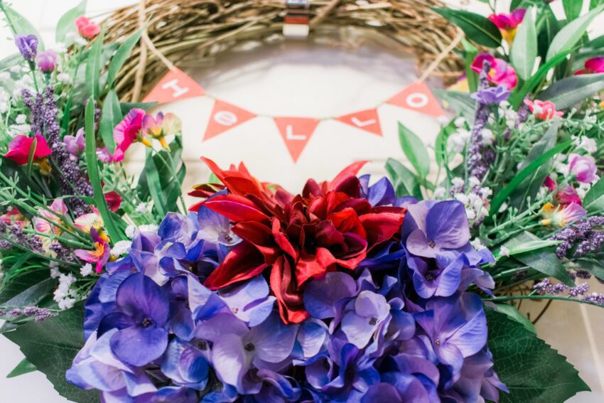 Hello Spring Wreath | katili*made | https://www.katilimade.com