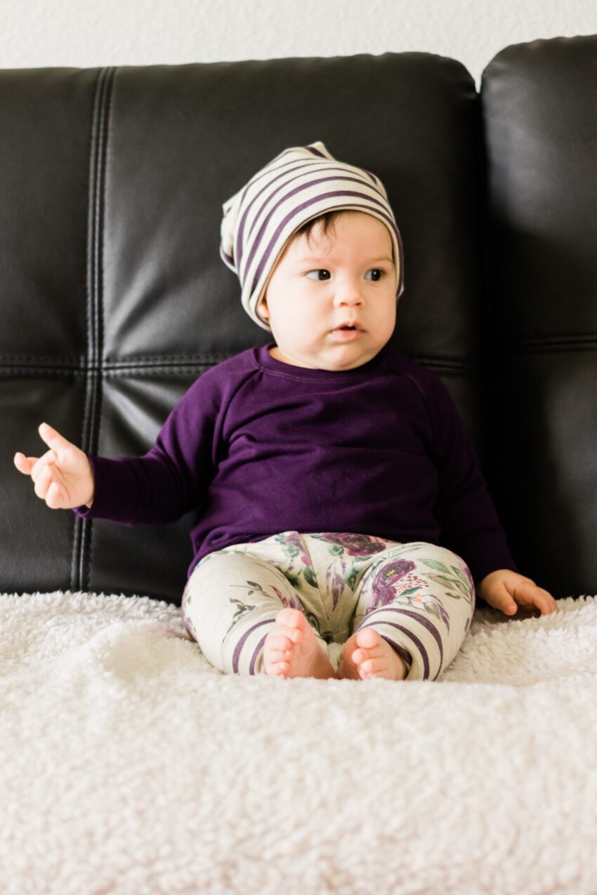 Plum Floral Outfit | katili*made | katilimade.com