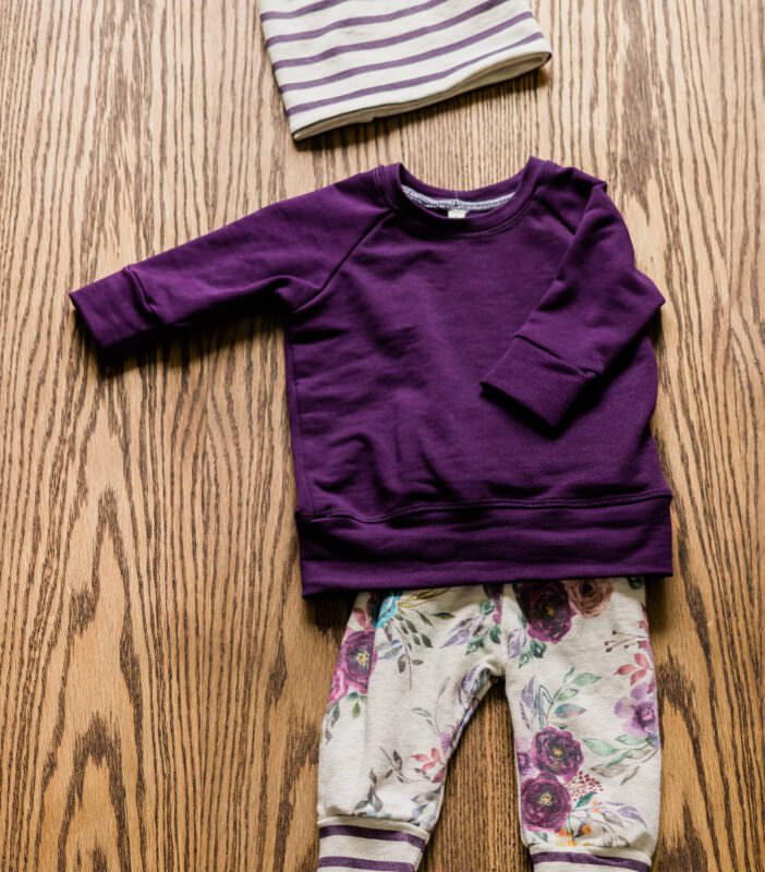 Plum Floral Outfit | katili*made | katilimade.com