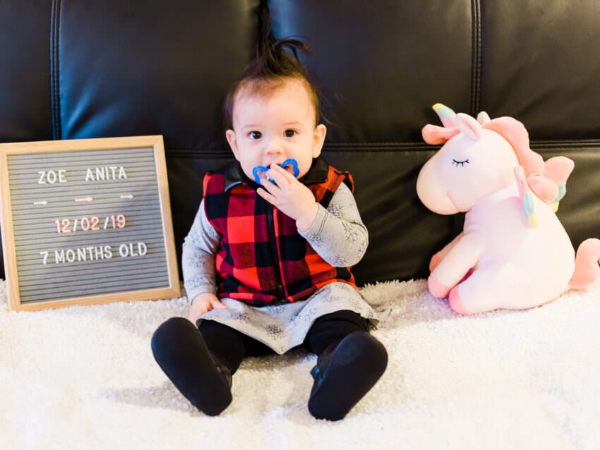 Seven Month Outfit - 12m of Zoe