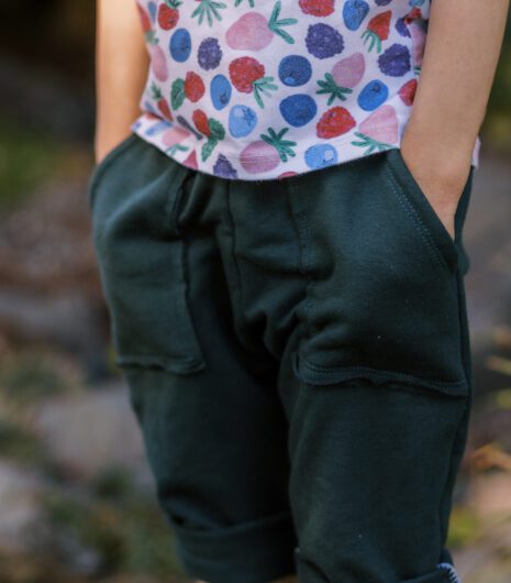 Wildberry & Hunter Green Outfit