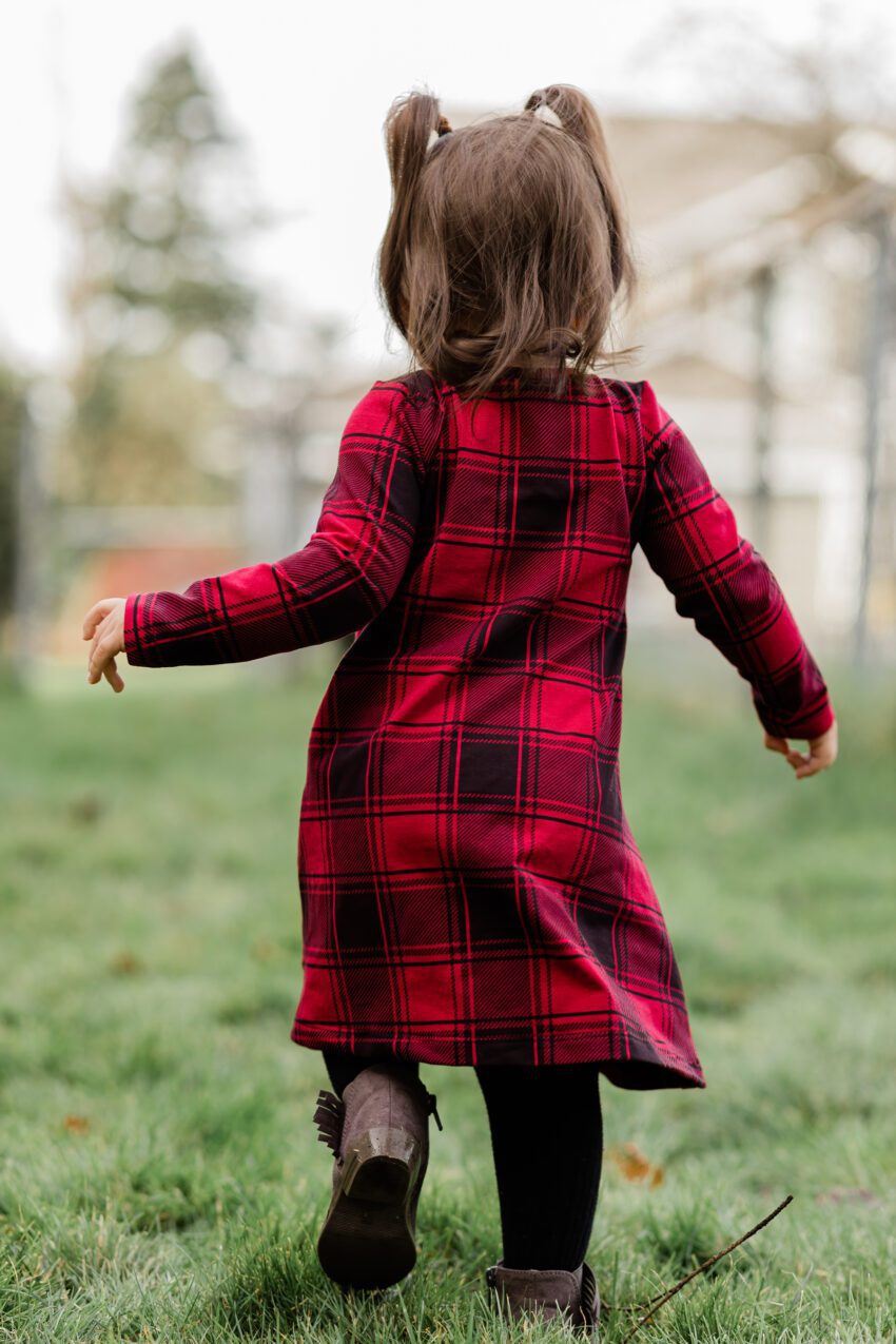 Red Plaid Christmas Dress