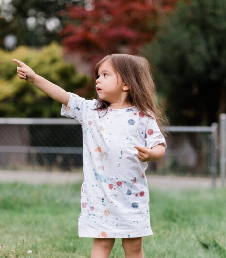 Splattered Teeshirt Dress